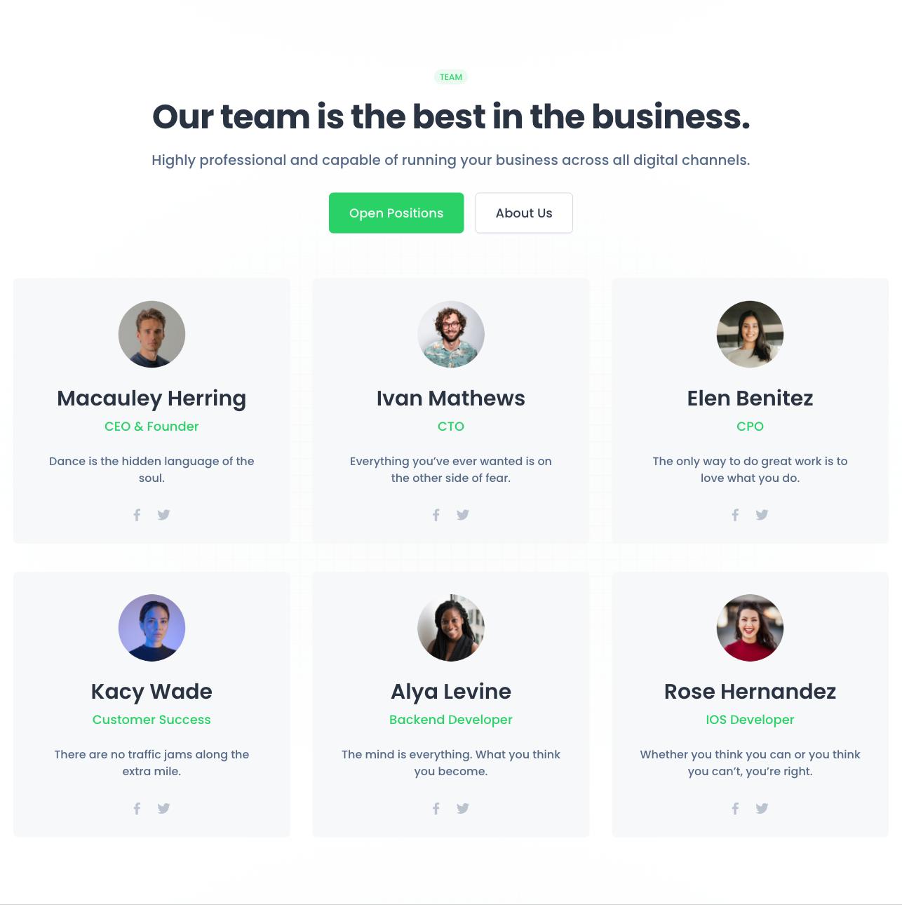 Team Component