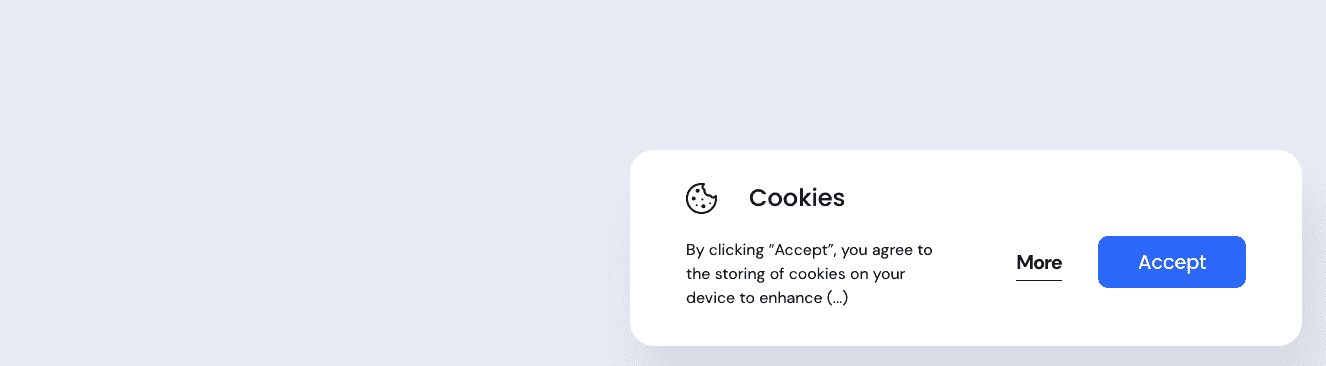 Tailwind Cookies Component