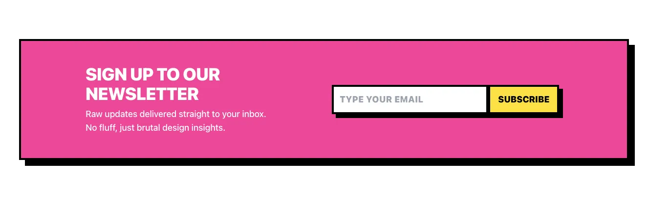 Newsletter component #2