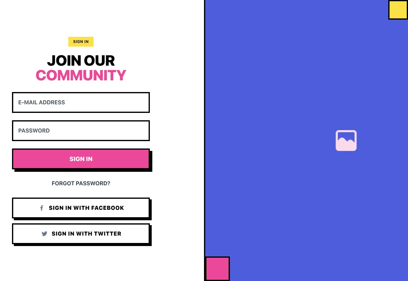 Sign in / Sign up component #11