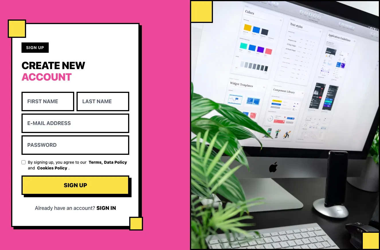 Sign in / Sign up component #9