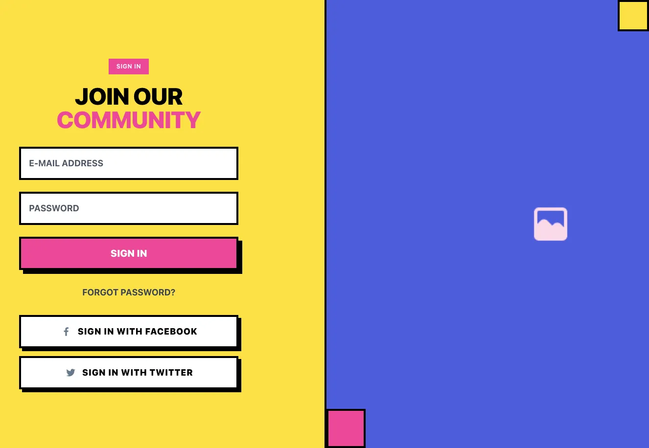 Sign in / Sign up component #12