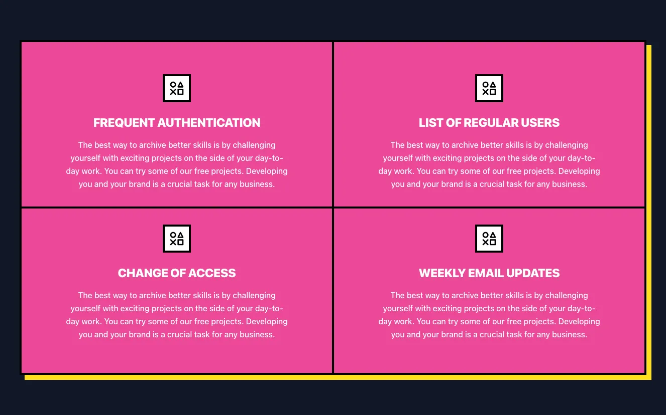 Dark features component #3