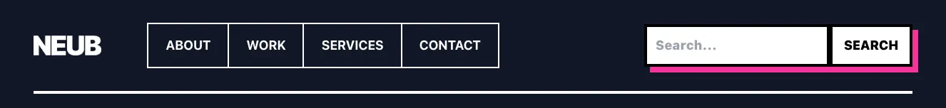 Dark navigations component #5