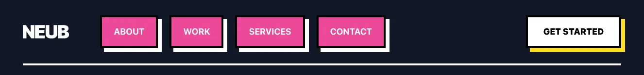 Dark navigations component #7