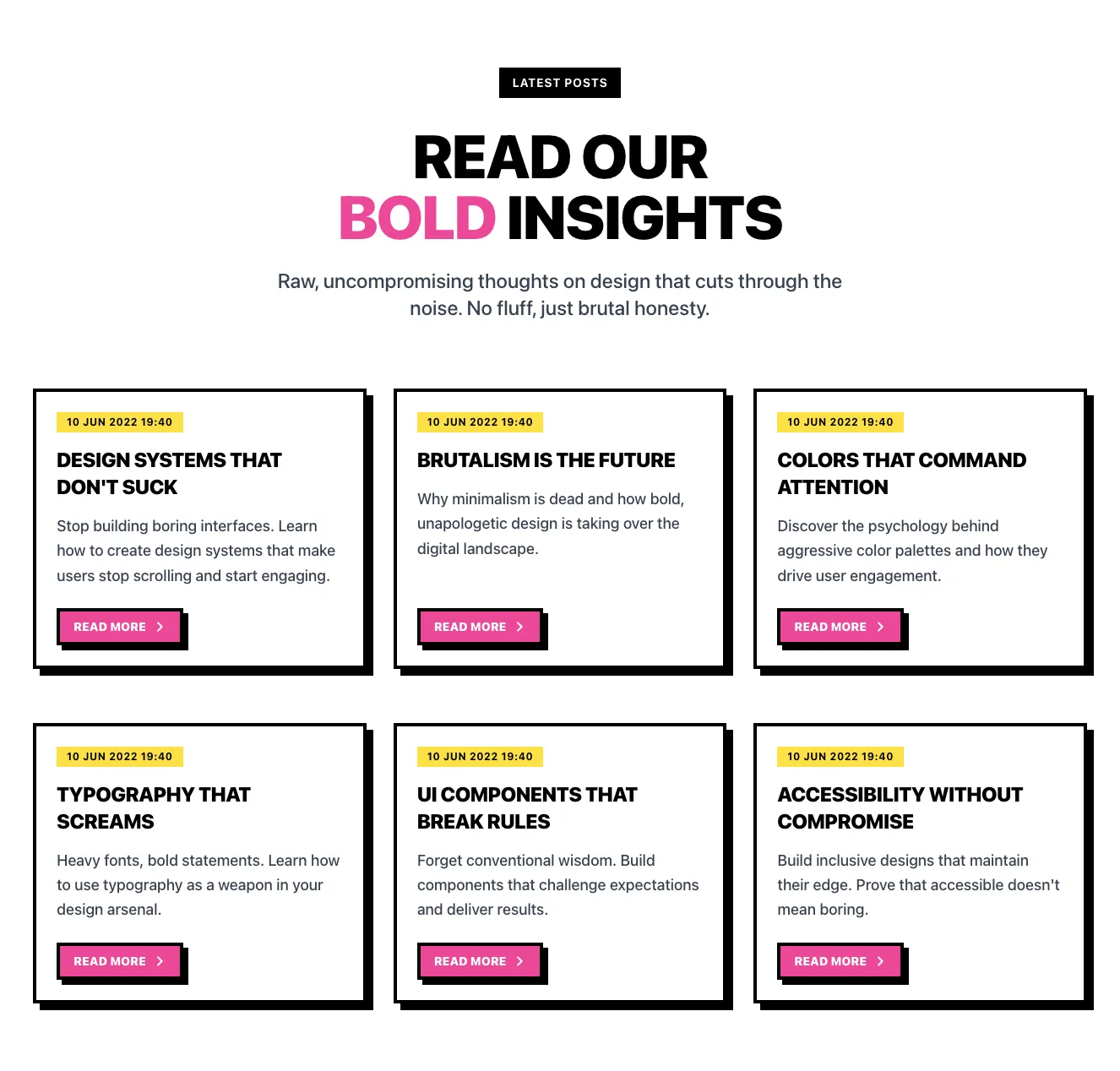 Blog posts component #2