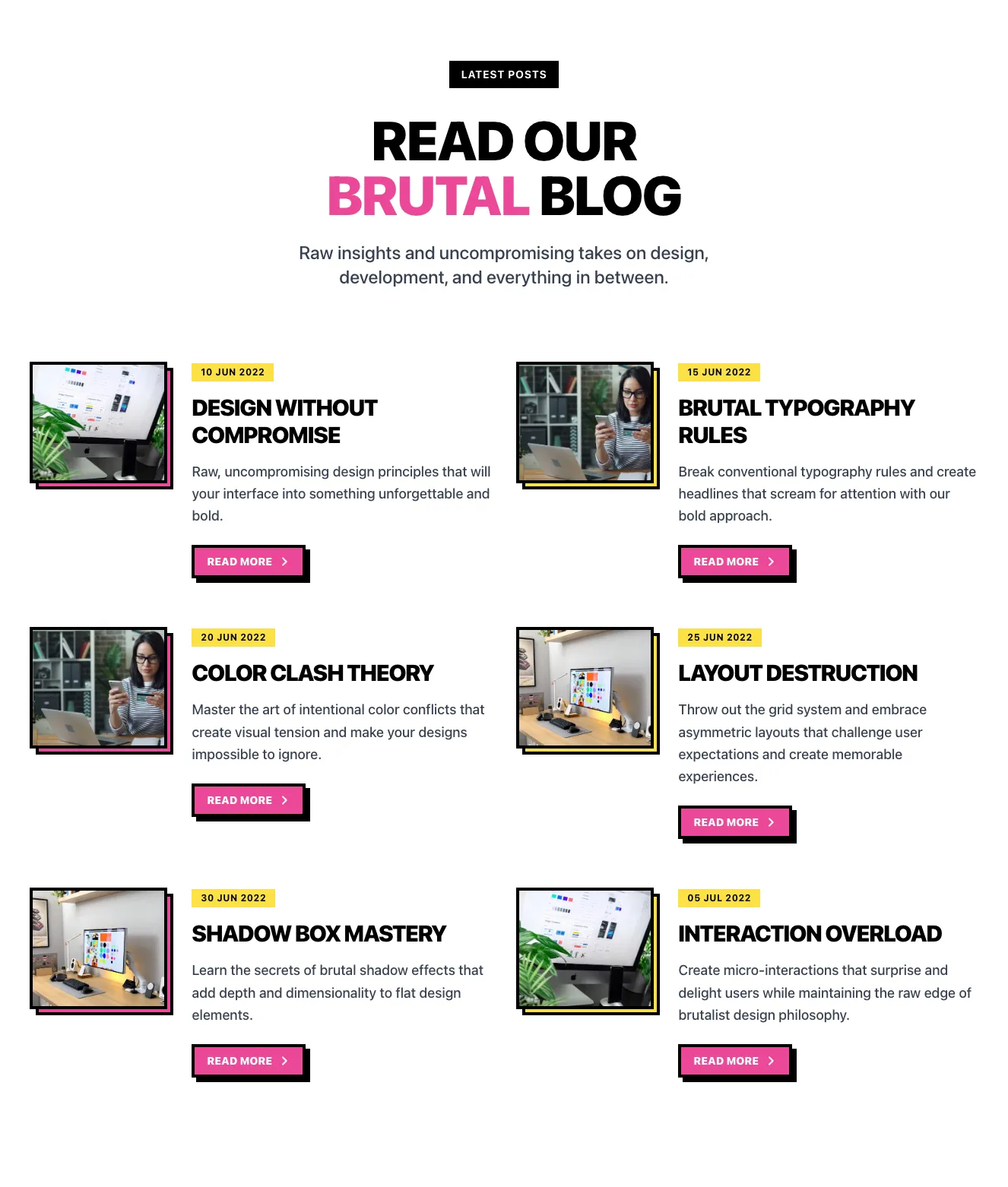 Blog posts component #3