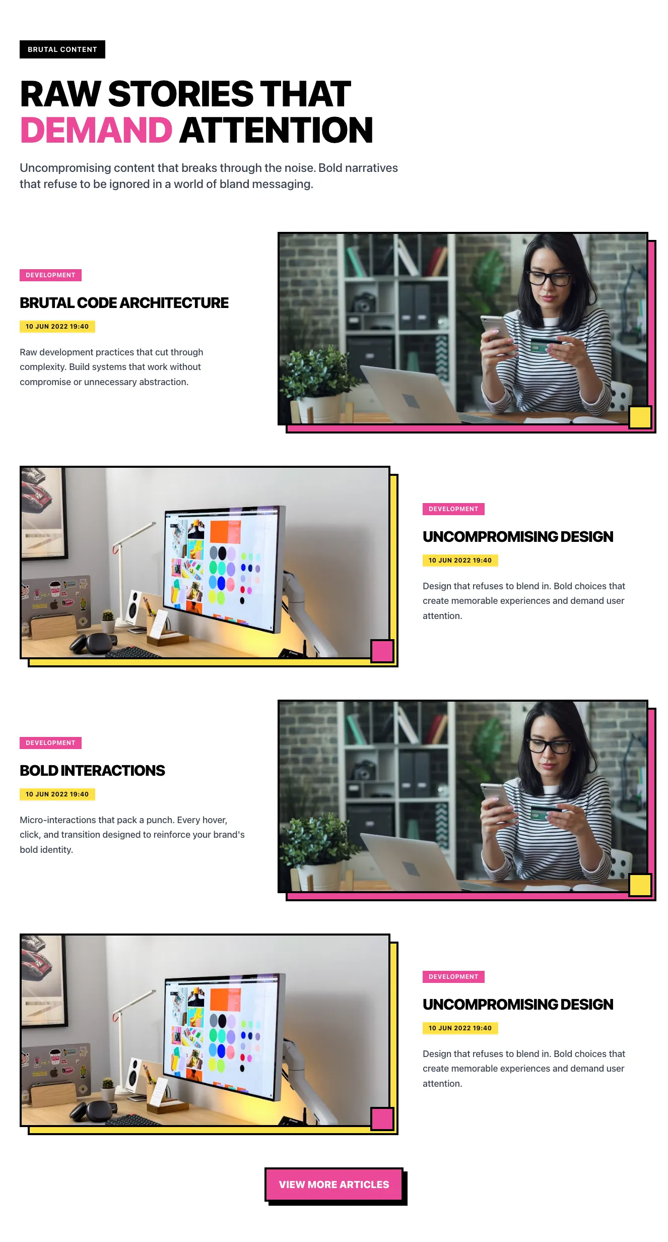 Blog posts component #4