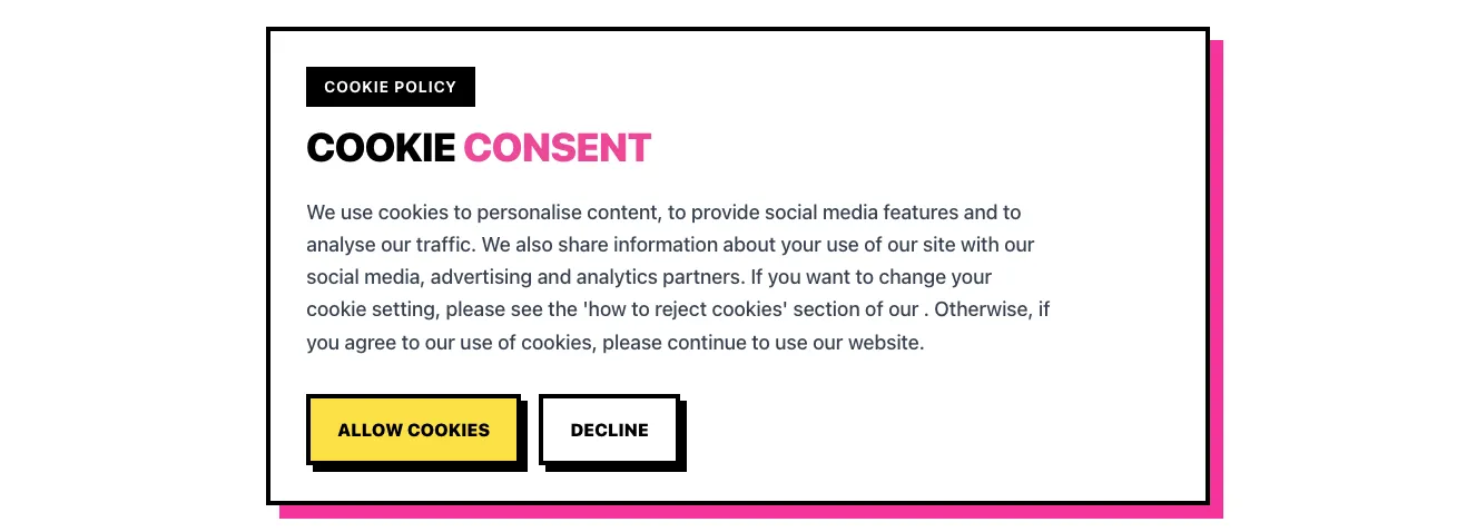 Cookies component #5