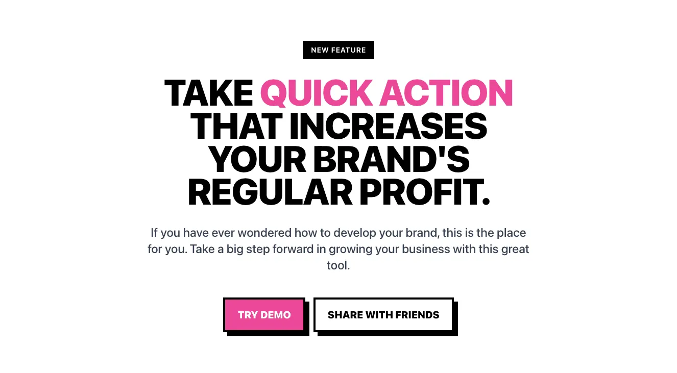 Tailwind Call to action Component