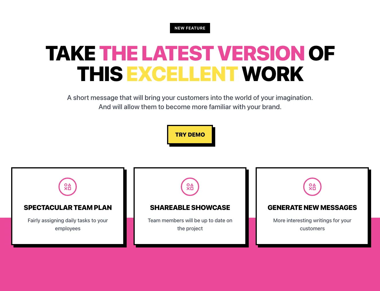 Call to action component #3