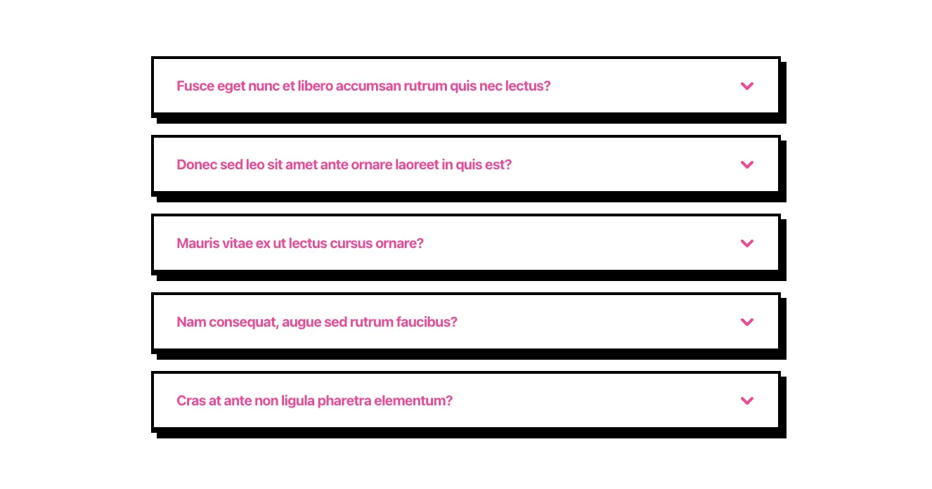 FAQ component #3