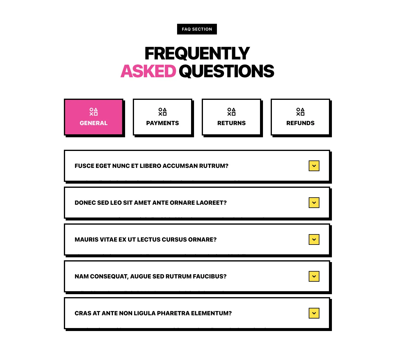 FAQ component #5