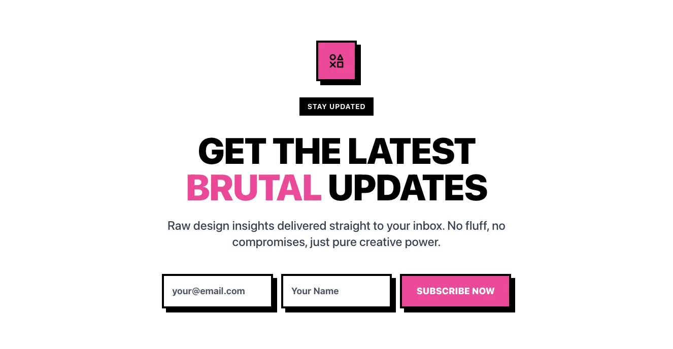 Newsletter component #4