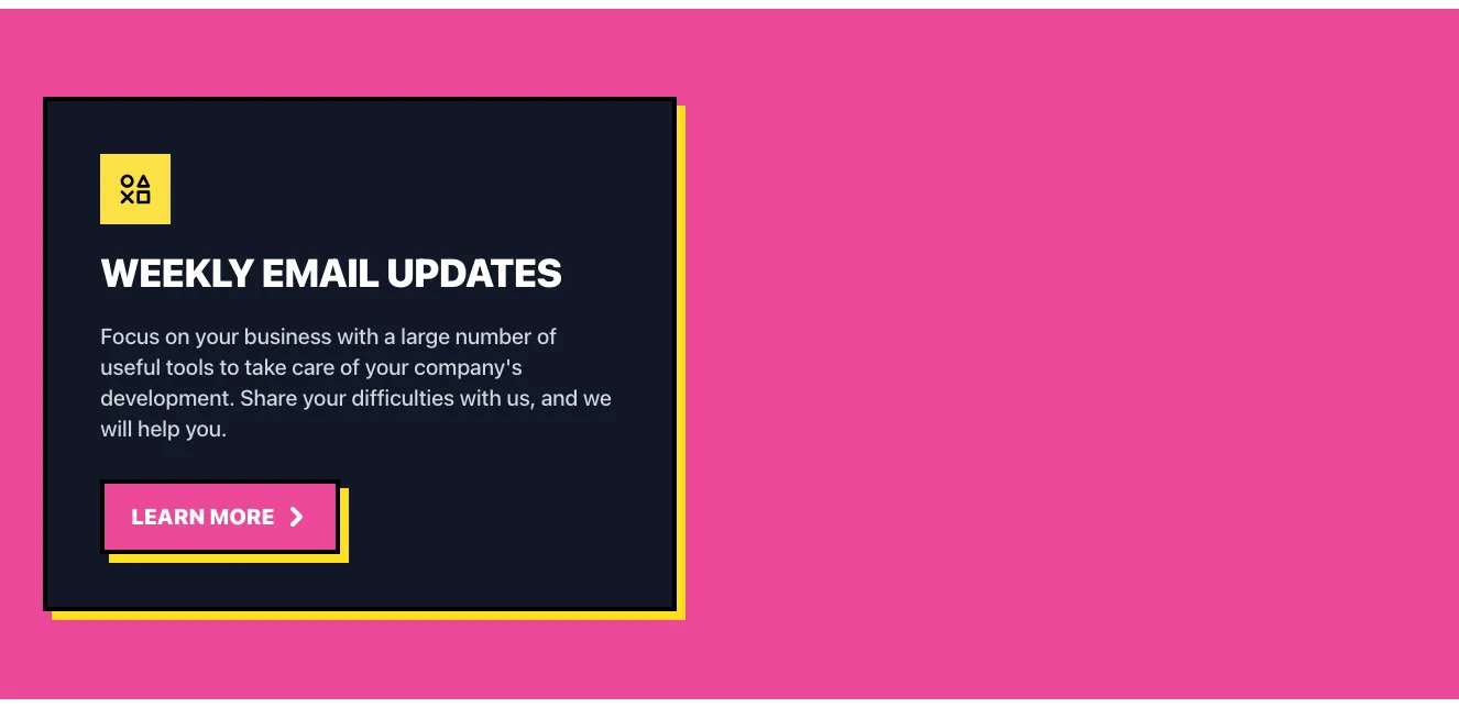 Pink cta component #7
