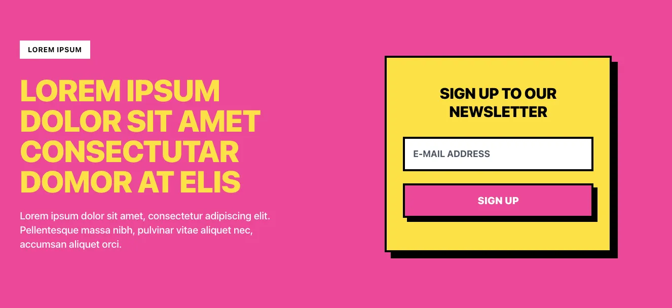 Newsletter component #5