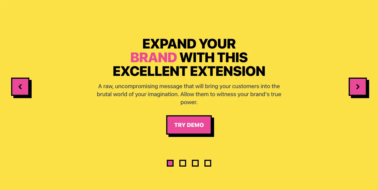 Yellow cta component #6