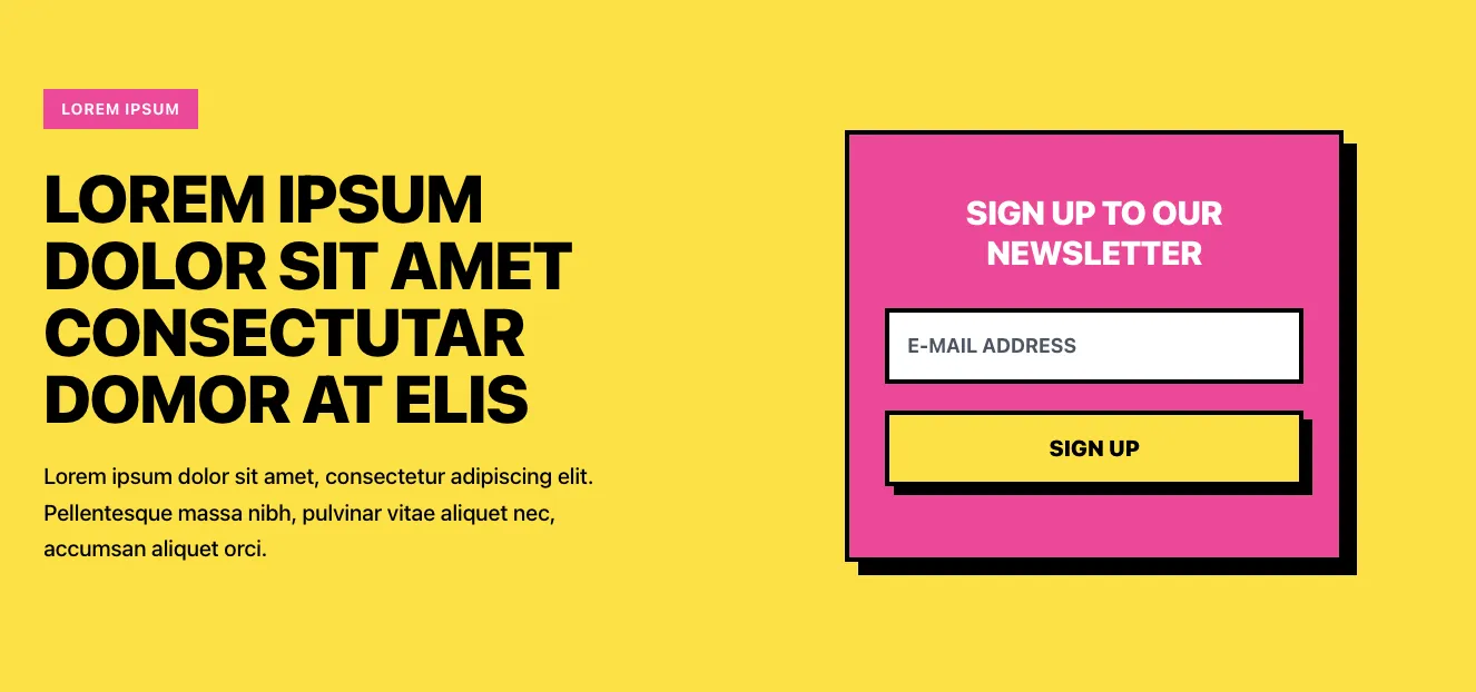 Newsletter component #6