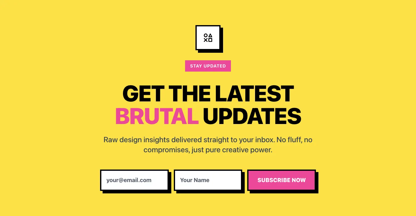Newsletter component #8