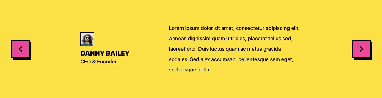 Testimonials component #10