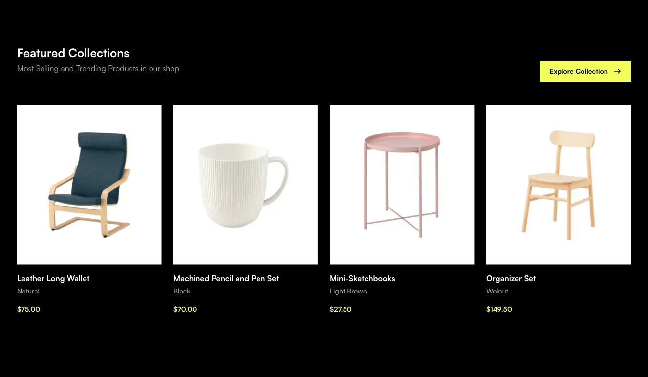 E-commerce (products) component #35