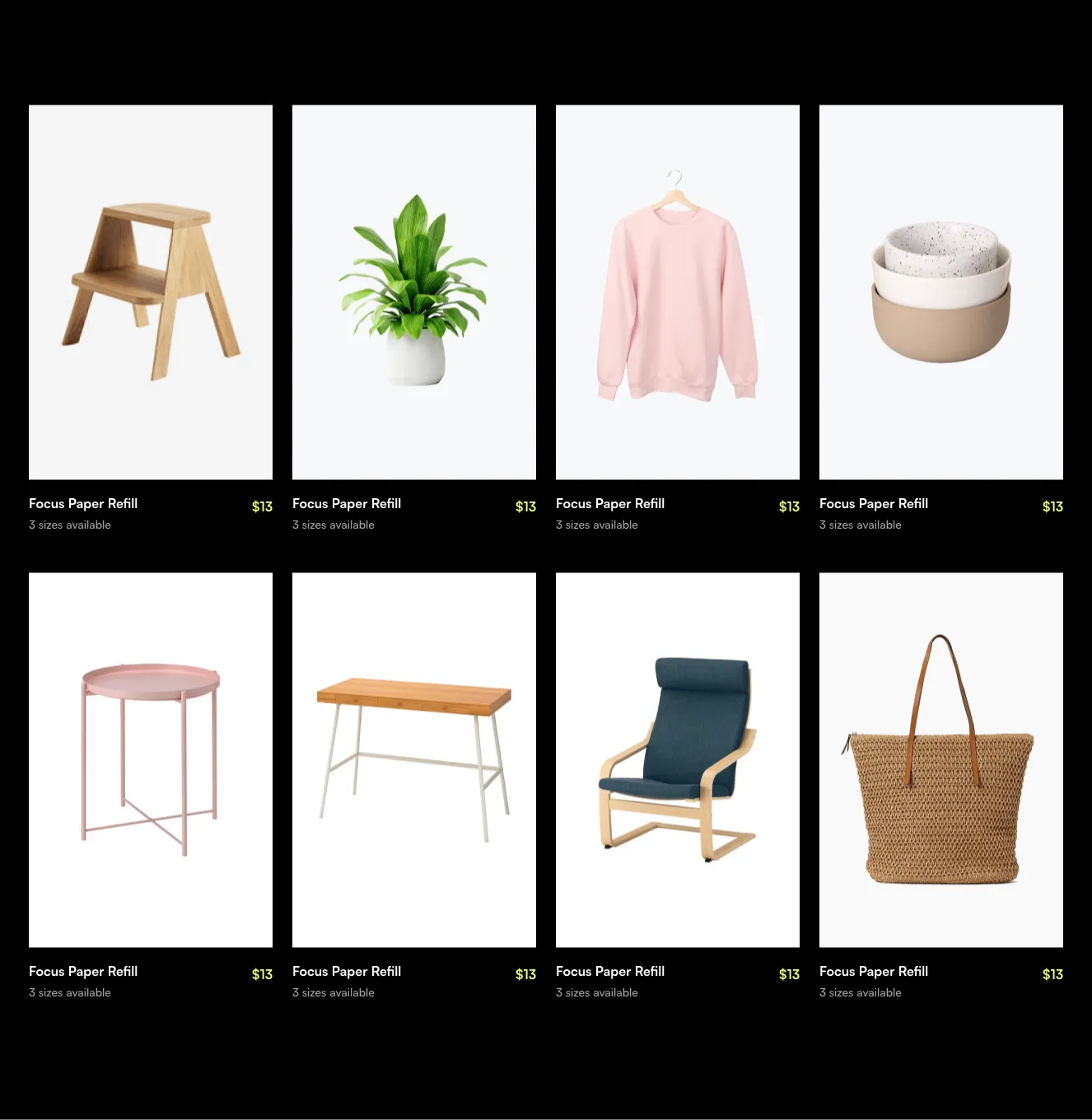 E-commerce (products) component #41