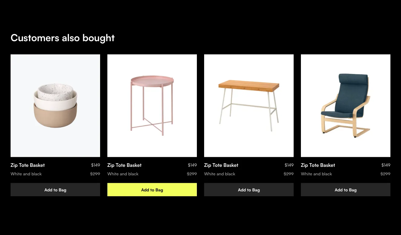E-commerce (products) component #42