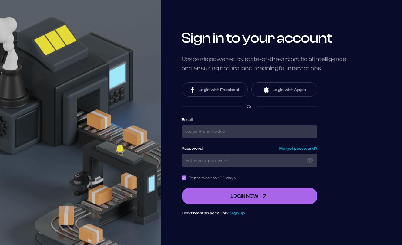 Tailwind Sign in / Sign up Component