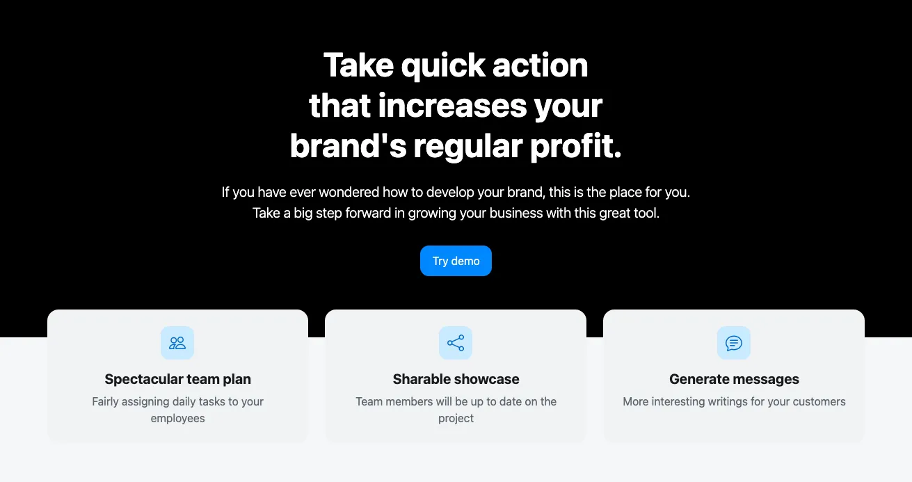 Call to action component #3