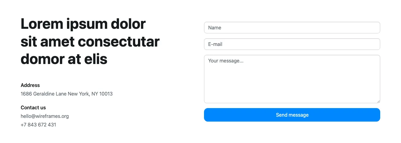Contact component #4