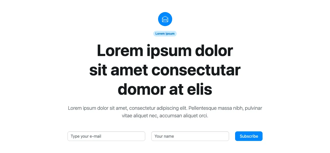 Newsletter component #4