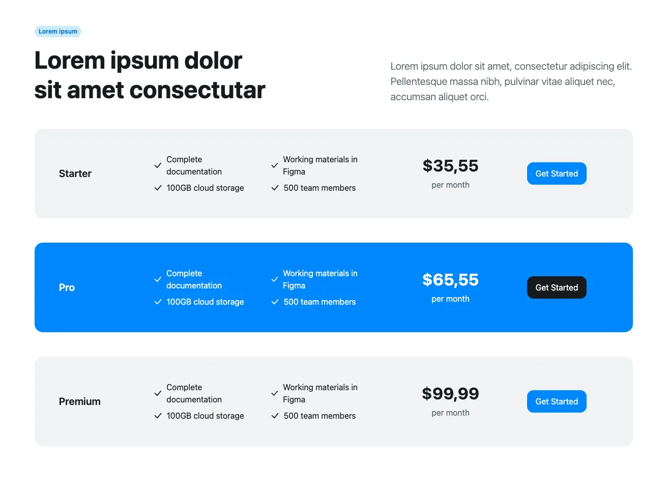 Pricing component #4