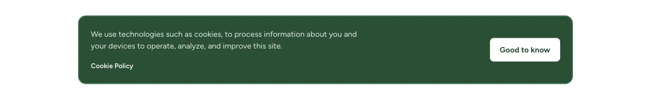 Cookies component #23