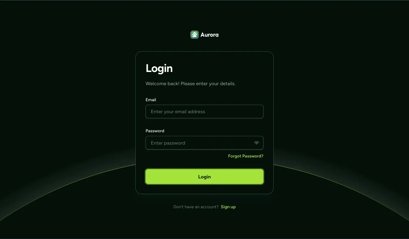 Sign in / Sign up component #21