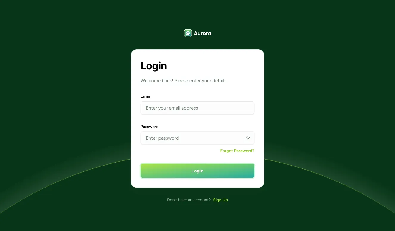 Sign in / Sign up component #30