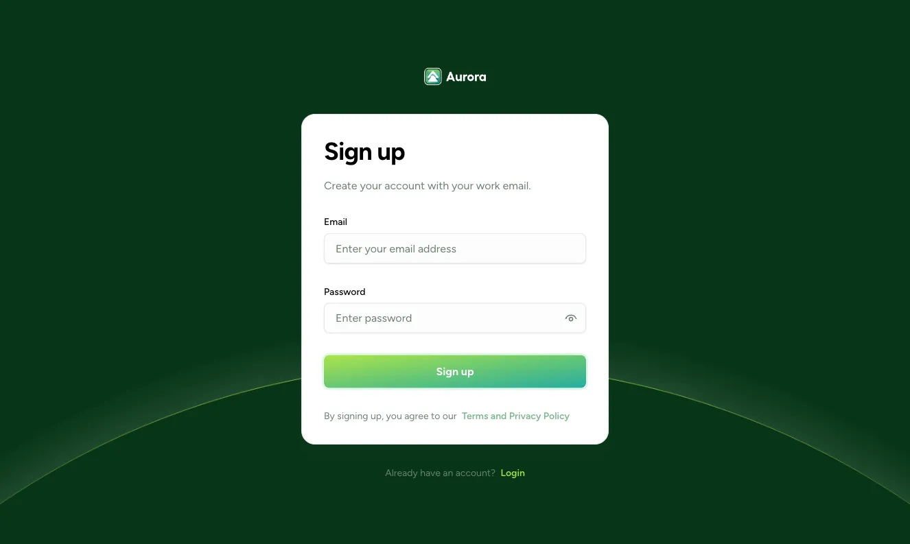Sign in / Sign up component #28