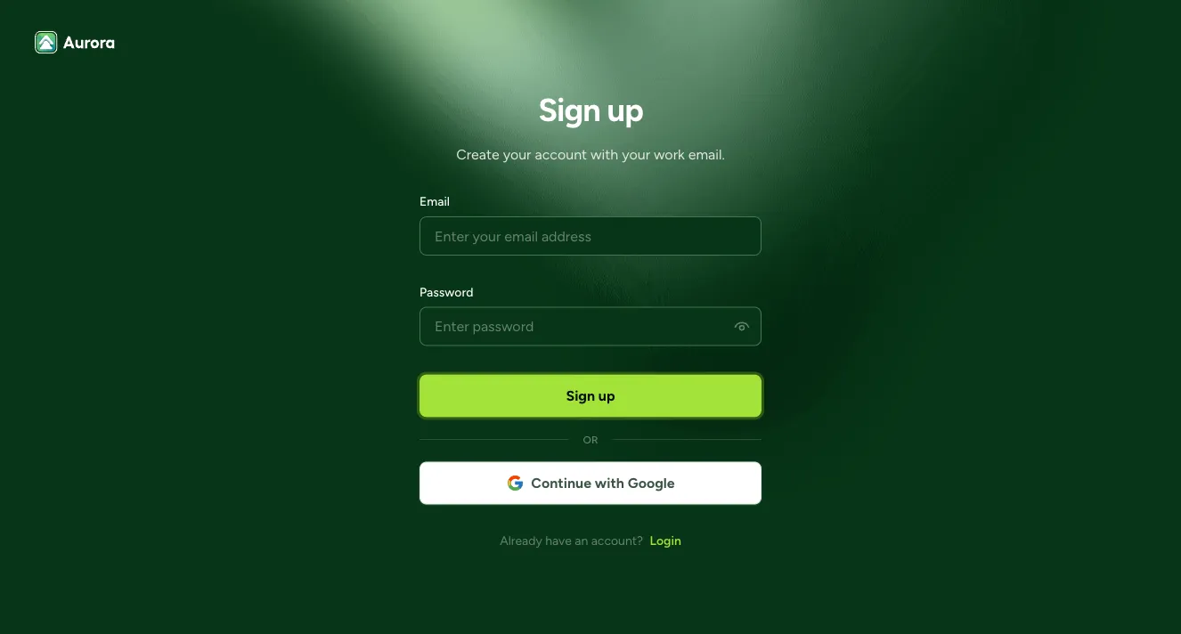 Sign in / Sign up component #48
