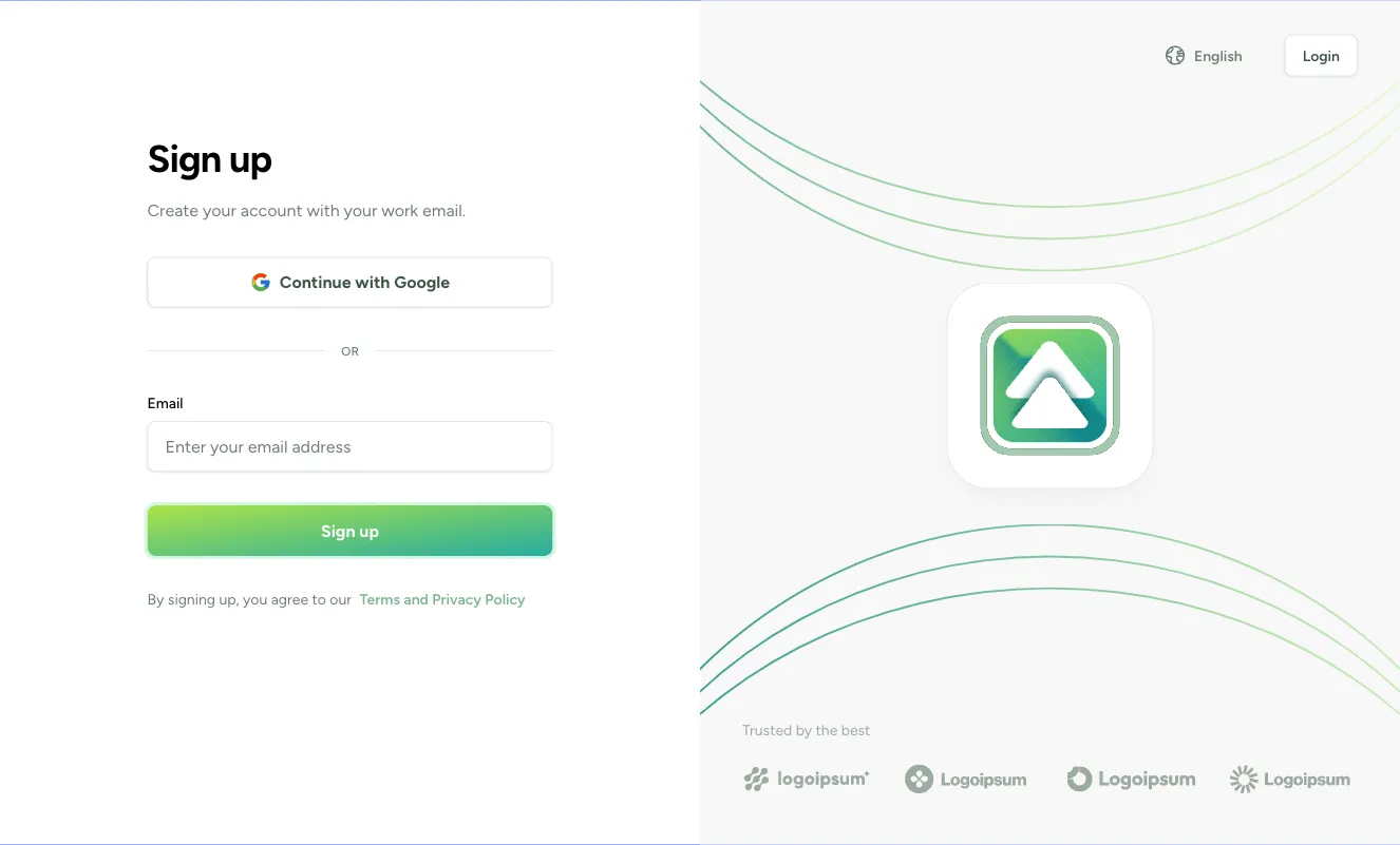 Sign in / Sign up component #37