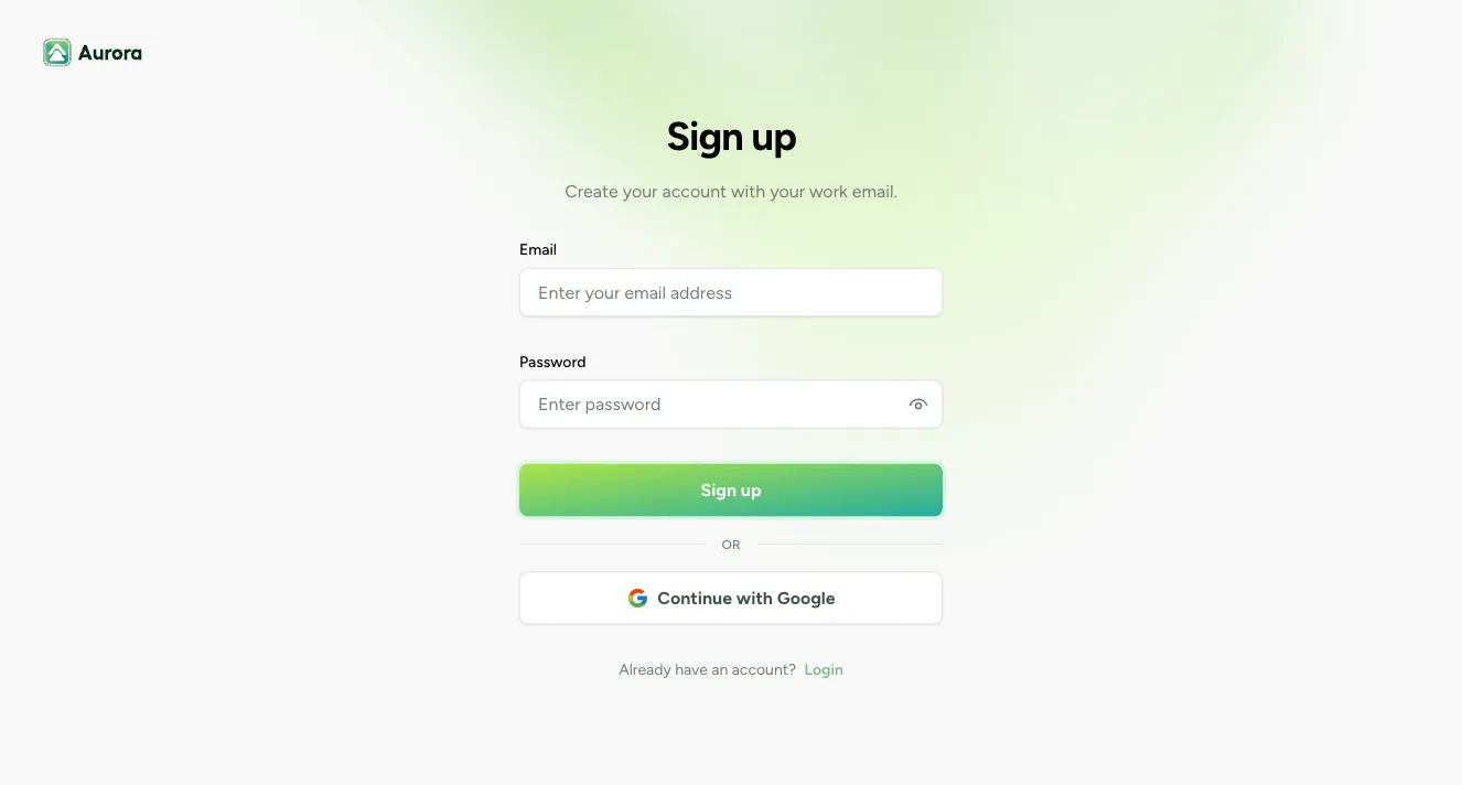 Sign in / Sign up component #47
