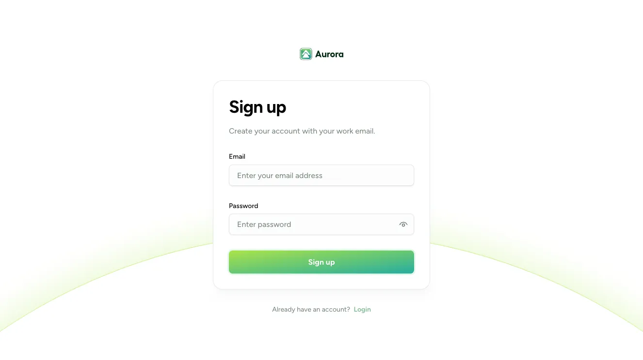 Sign in / Sign up component #26