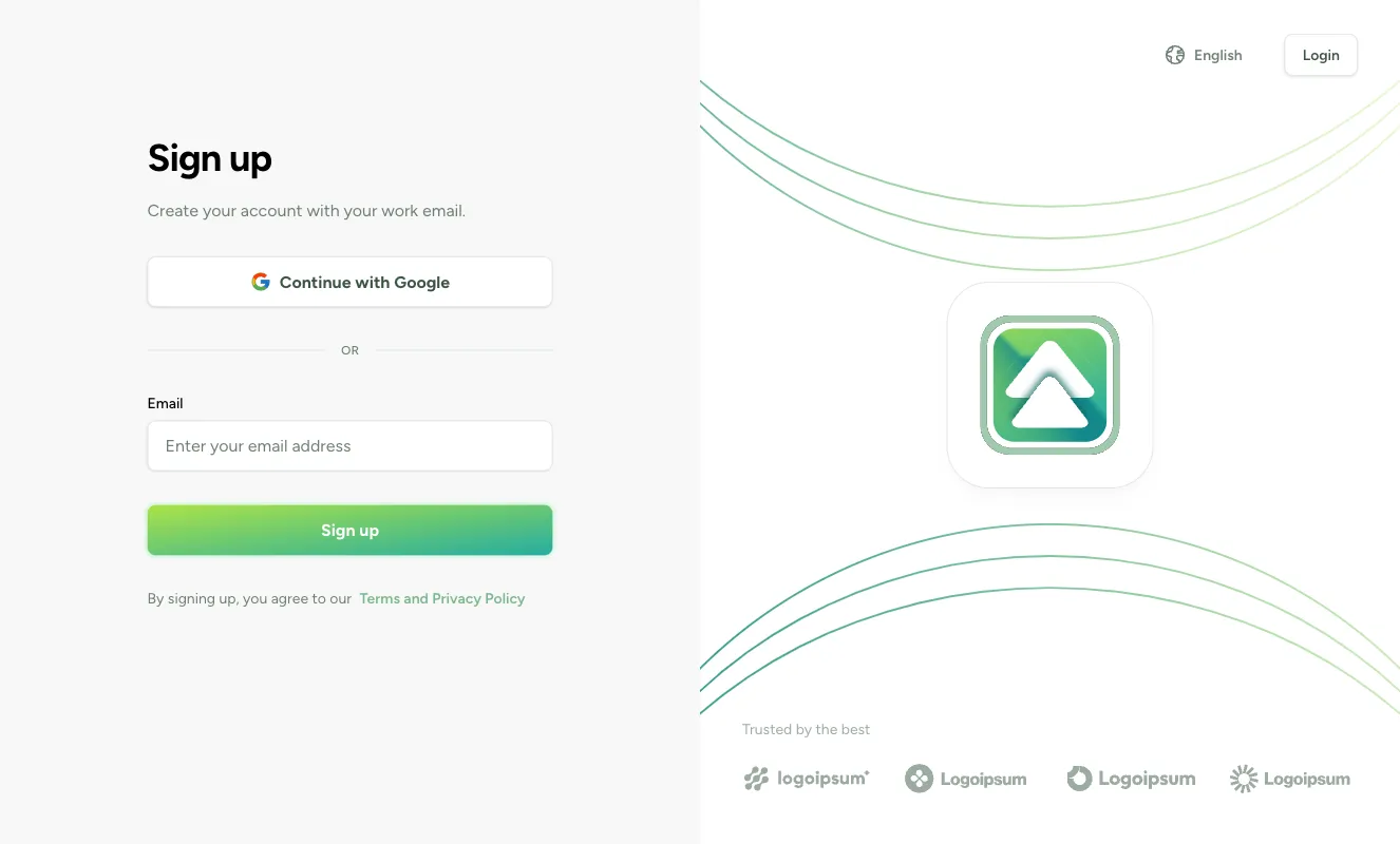 Sign in / Sign up component #40