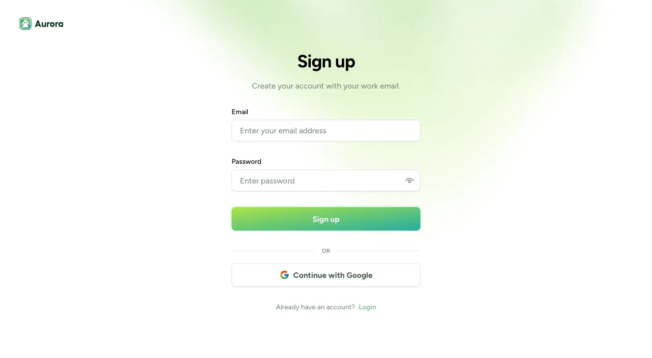 Sign in / Sign up component #44