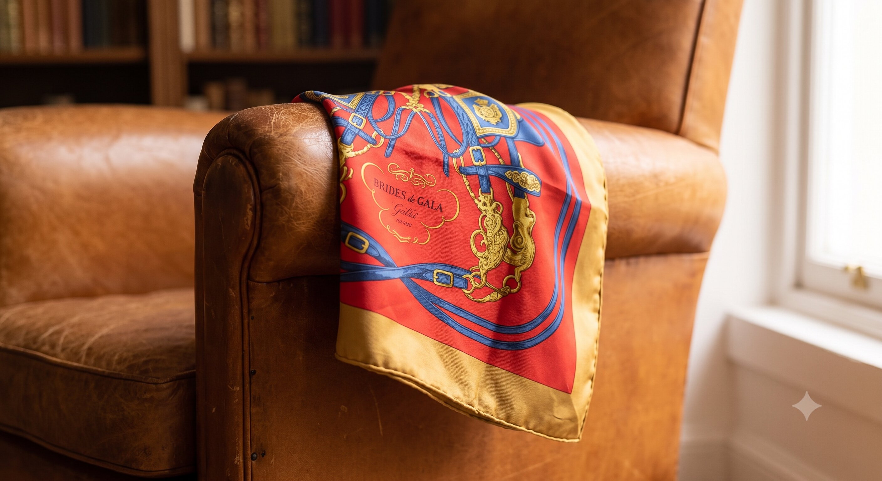 Vintage Hermès silk scarf