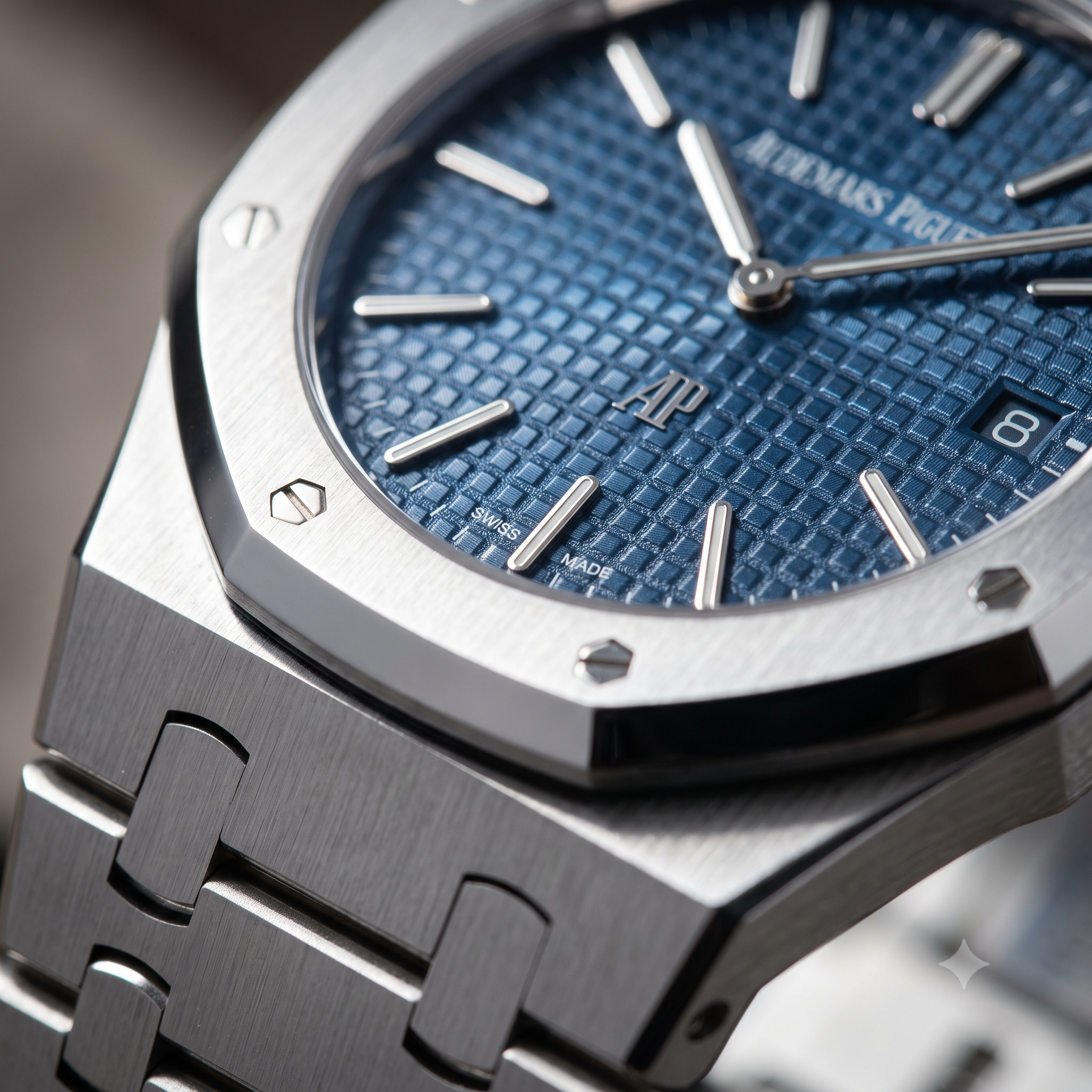Audemars Piguet Royal Oak Jumbo Extra-Thin stainless steel luxury timepiece