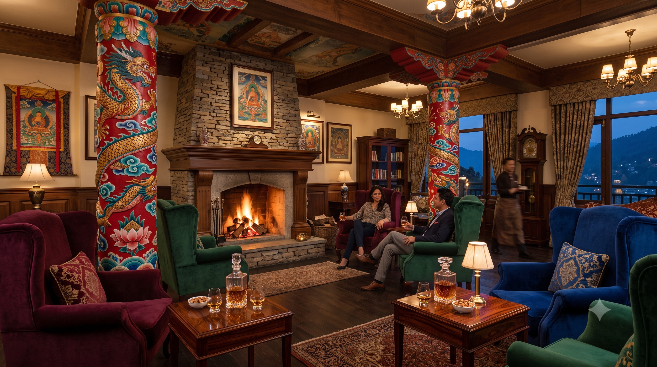 Heritage tea and single malt lounge at Elgin Nor-Khill Gangtok