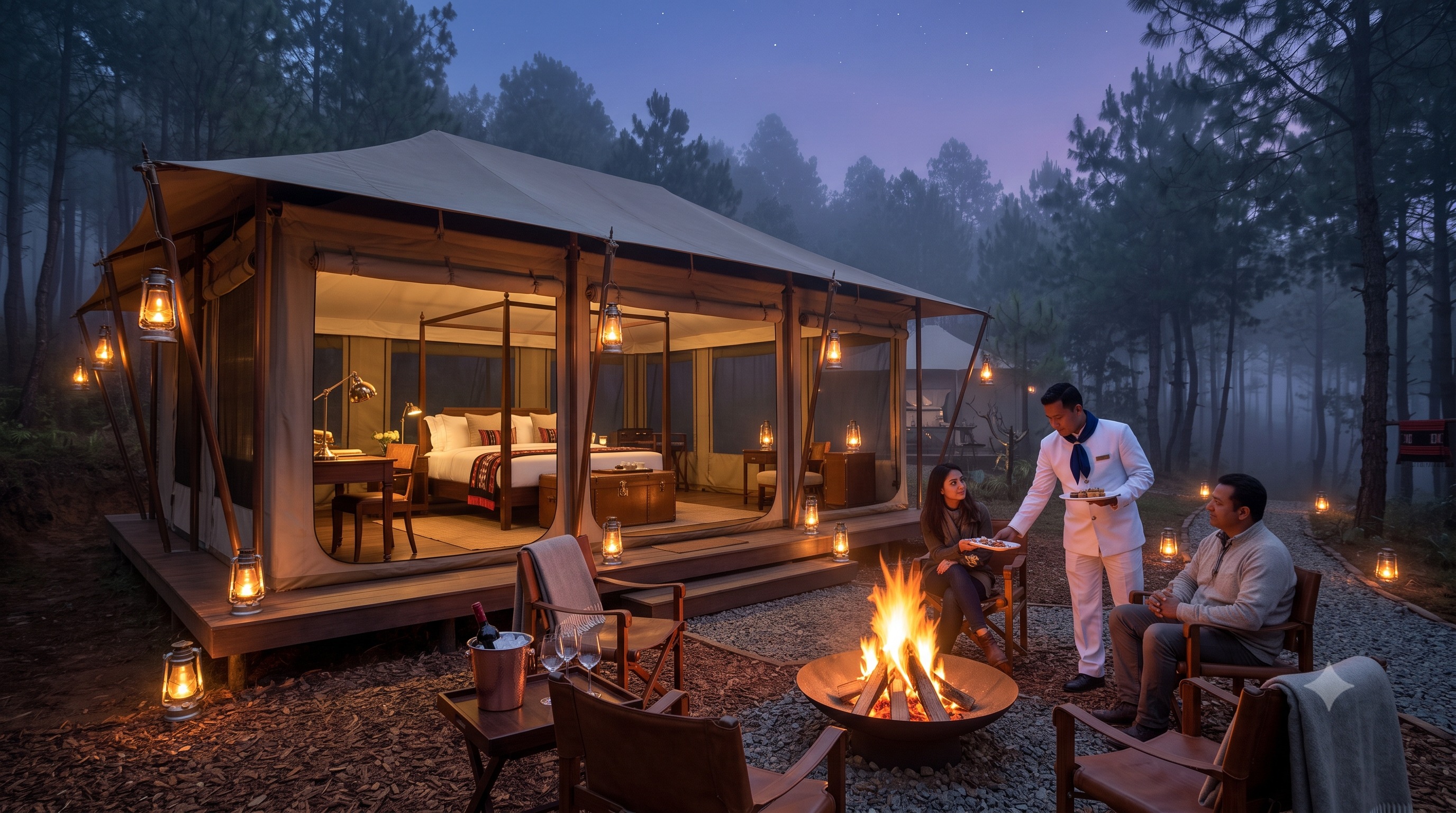 Bespoke luxury glamping suite in Kohima
