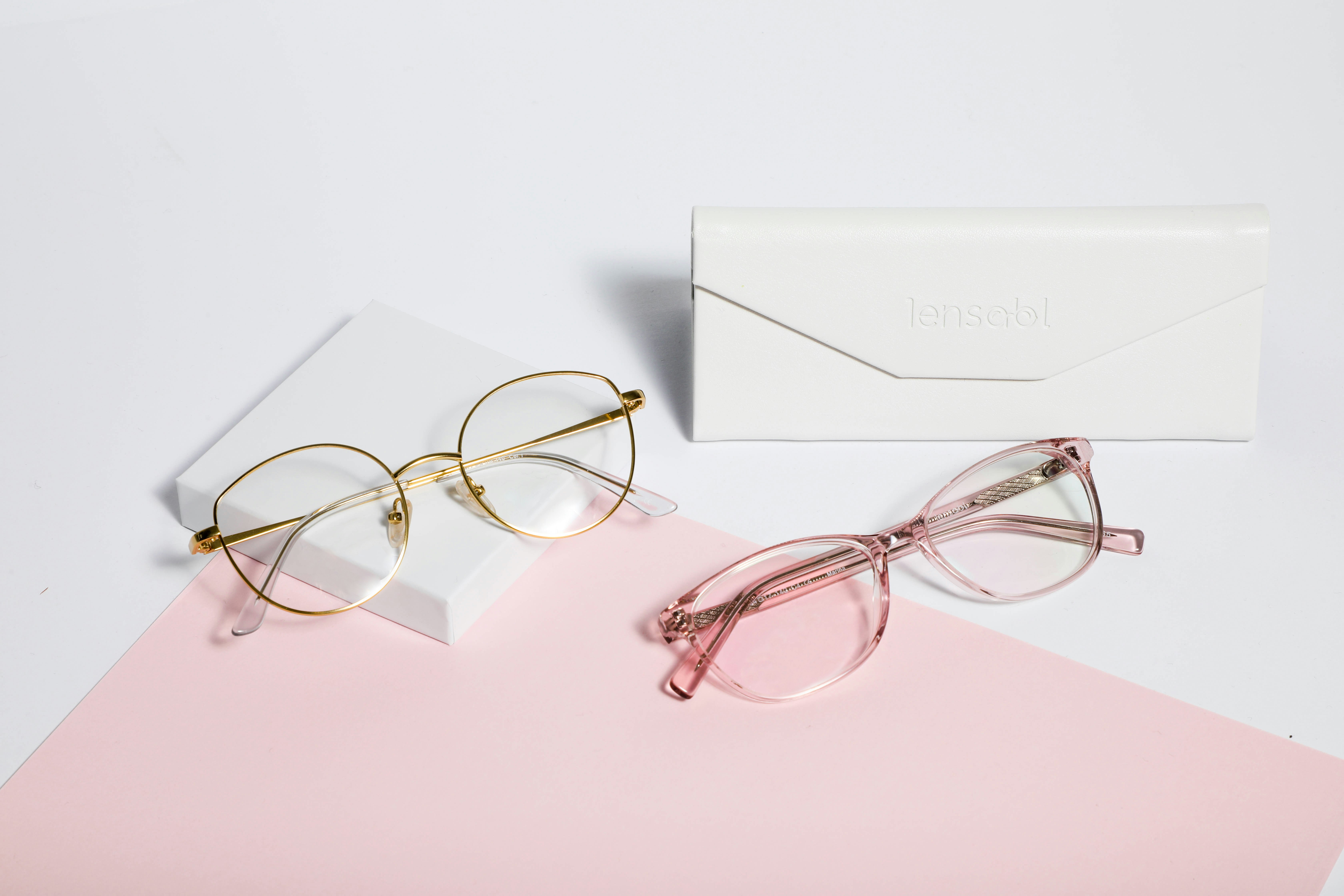 luxury eyewear and accessory editorial hero