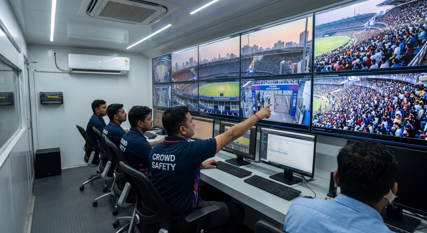 Event Command Post monitoring venue operations in real time