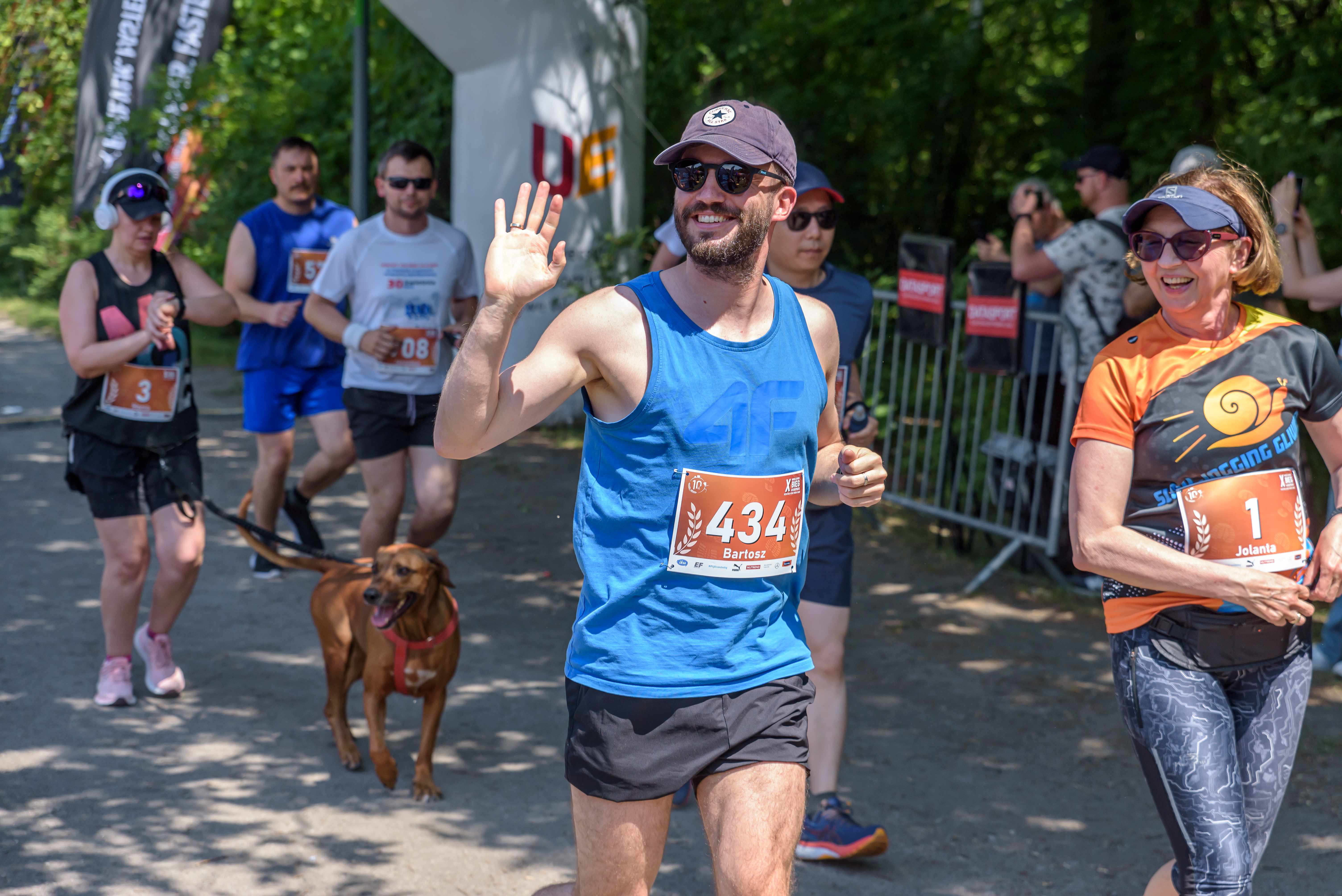 Uczestnicy Wrocławskiego Biegu Akademickiego